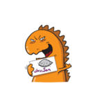 DinoOrange（個別スタンプ：33）