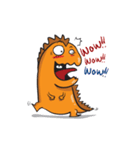 DinoOrange（個別スタンプ：38）