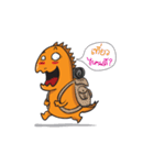 DinoOrange（個別スタンプ：39）