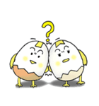 Boiled egg,duck egg and chicken egg（個別スタンプ：20）