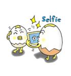 Boiled egg,duck egg and chicken egg（個別スタンプ：21）