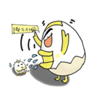 Boiled egg,duck egg and chicken egg（個別スタンプ：24）