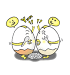 Boiled egg,duck egg and chicken egg（個別スタンプ：28）