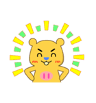 Chage pig and bear Qiaqi（個別スタンプ：1）