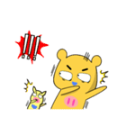 Chage pig and bear Qiaqi（個別スタンプ：3）