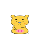 Chage pig and bear Qiaqi（個別スタンプ：14）
