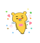 Chage pig and bear Qiaqi（個別スタンプ：16）