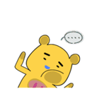 Chage pig and bear Qiaqi（個別スタンプ：18）