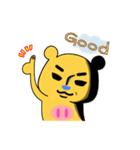 Chage pig and bear Qiaqi（個別スタンプ：19）