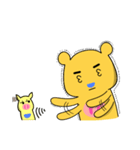 Chage pig and bear Qiaqi（個別スタンプ：21）