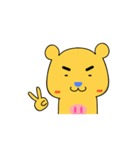 Chage pig and bear Qiaqi（個別スタンプ：27）