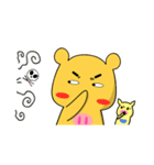 Chage pig and bear Qiaqi（個別スタンプ：31）