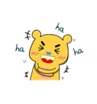 Chage pig and bear Qiaqi（個別スタンプ：35）