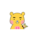Chage pig and bear Qiaqi（個別スタンプ：38）