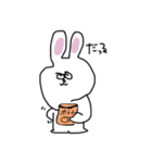 ウサギと動物たち（個別スタンプ：3）