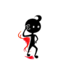 Small blackman（個別スタンプ：6）