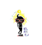 Small blackman（個別スタンプ：7）