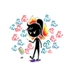 Small blackman（個別スタンプ：8）