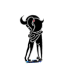 Small blackman（個別スタンプ：11）
