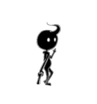 Small blackman（個別スタンプ：12）