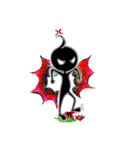 Small blackman（個別スタンプ：14）