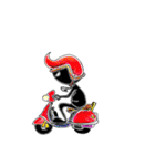 Small blackman（個別スタンプ：22）