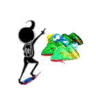 Small blackman（個別スタンプ：25）