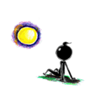 Small blackman（個別スタンプ：26）