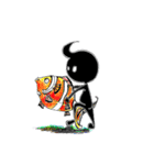 Small blackman（個別スタンプ：31）