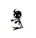 Small blackman（個別スタンプ：34）