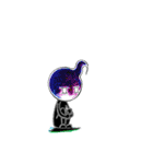 Small blackman（個別スタンプ：35）
