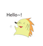 Lovely Hedgehog（個別スタンプ：21）