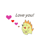 Lovely Hedgehog（個別スタンプ：38）