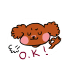 White Cat Niu＆Poodle（個別スタンプ：9）
