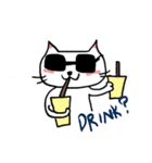 White Cat Niu＆Poodle（個別スタンプ：15）