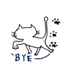 White Cat Niu＆Poodle（個別スタンプ：20）