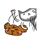 White Cat Niu＆Poodle（個別スタンプ：23）
