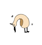 髪あるサギちゃん（個別スタンプ：1）