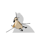 髪あるサギちゃん（個別スタンプ：3）