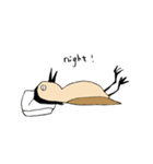 髪あるサギちゃん（個別スタンプ：14）