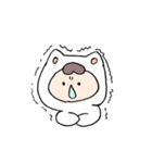 ねこのきぐるみとねこ（個別スタンプ：4）