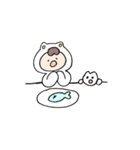 ねこのきぐるみとねこ（個別スタンプ：9）
