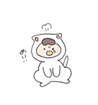 ねこのきぐるみとねこ（個別スタンプ：12）
