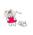 ねこのきぐるみとねこ（個別スタンプ：20）