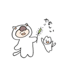 ねこのきぐるみとねこ（個別スタンプ：22）