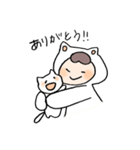 ねこのきぐるみとねこ（個別スタンプ：25）