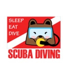 Scuba Bear（個別スタンプ：1）