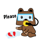 Scuba Bear（個別スタンプ：5）