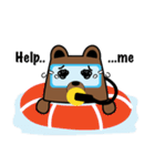 Scuba Bear（個別スタンプ：12）