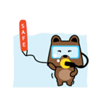 Scuba Bear（個別スタンプ：14）